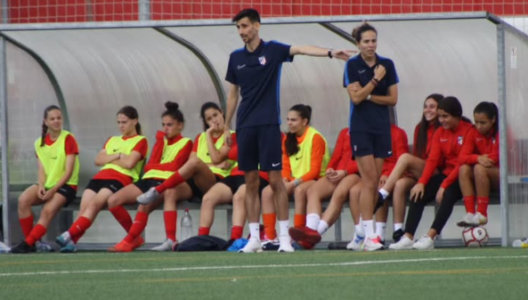 Ruben Zurda training session Atletico de Madrid